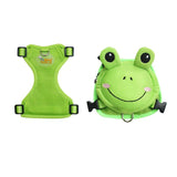 A1 French Bulldog Frog Dog Backpack Harness Set