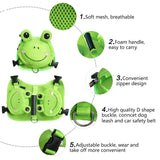 A1 French Bulldog Frog Dog Backpack Harness Set